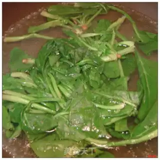 Make Snowflake spinach step 0