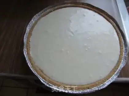 Make Cream of milk. Cold cheesecake step 5
