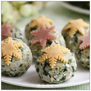 Make Snowflake spinach step 8
