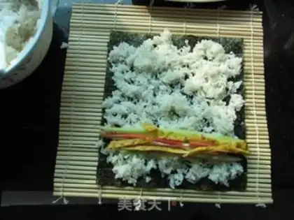 Make Taste sushi step 1