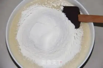 Make Lemon banana cake step 2