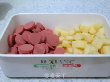 Make Chestnut apple pizza step 4