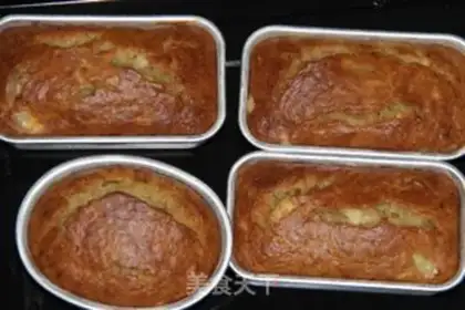 Make Lemon banana cake step 4