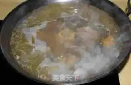 Make The lamb soup pan step 3