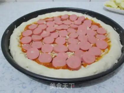 Make Chestnut apple pizza step 12