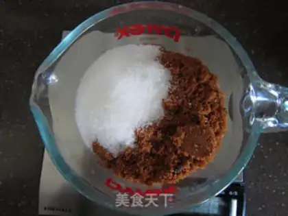 Make Black banana fruit cake step 1