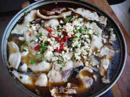 Make Chongqing sourfish step 19