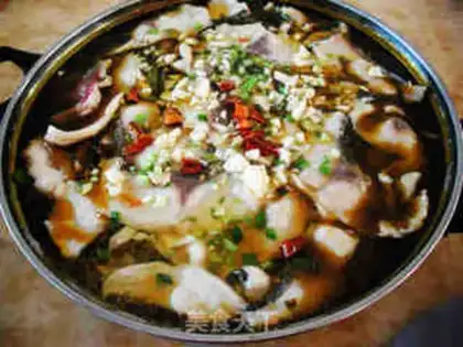 Make Chongqing sourfish step 20