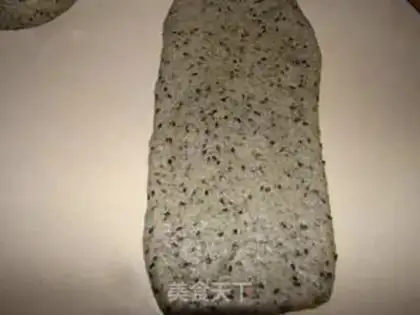 Make Black sesame toast step 10