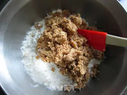 Make Black banana fruit cake step 4