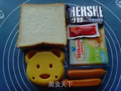 Make Bear sandwich step 0