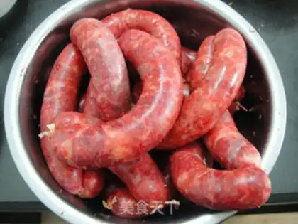 Make DIY HOMEMADE WIDE SAUSAGES step 8