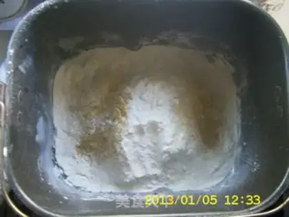 Make Black sesame bread step 6