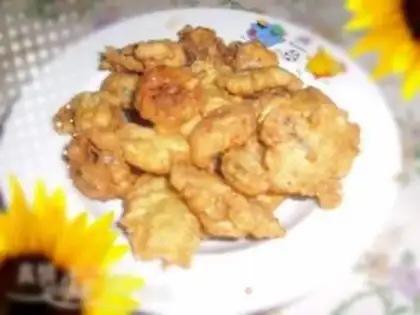 Make Fried ostrich yellow step 1