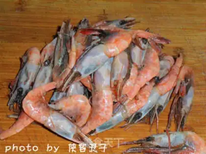 Make Gold and sand and sweet Arctic shrimp step 2