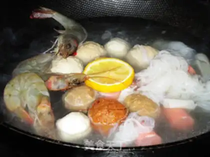 Make Big soup, big shrimp step 8