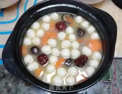 Make A fruit-bone fishball pan step 9
