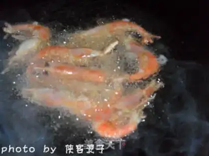 Make Gold and sand and sweet Arctic shrimp step 6