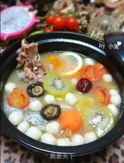 Make A fruit-bone fishball pan step 10