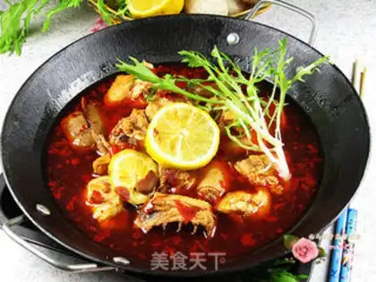 Make Spicy lemon chicken pan step 10