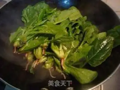 Make Spinach quail eggs step 2