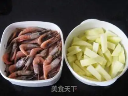 Make Potato shrimp step 2