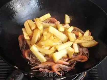 Make Potato shrimp step 7