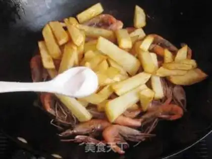 Make Potato shrimp step 8
