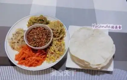 Make Pancake and veggie rolls step 14