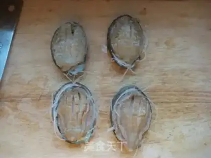 Make Garlic fans steam abalone step 7