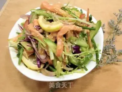 Make Spicy salmon salad step 15