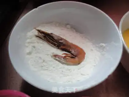 Make New Orleans fried shrimp step 4