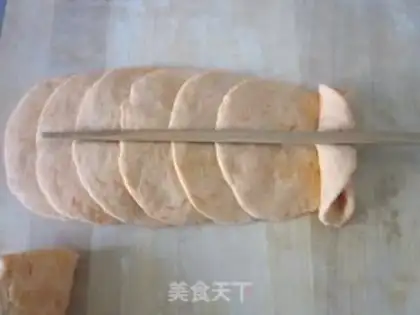 Make Carrot rose rolls step 9