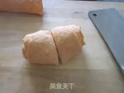 Make Carrot rose rolls step 11