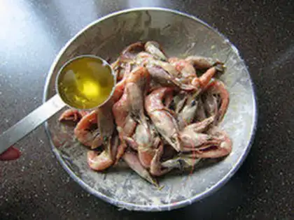 Make Salt-crystal shrimp step 2