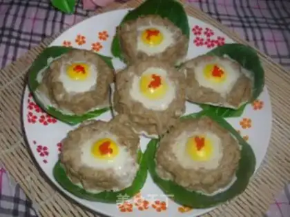 Make Meatloaf sunballs step 6