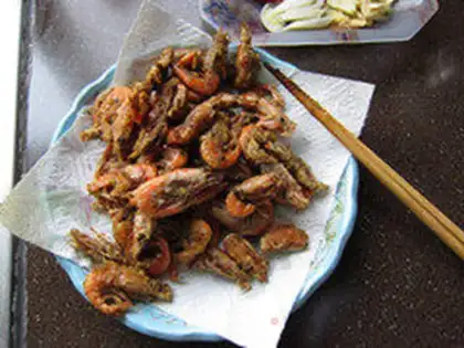 Make Salt-crystal shrimp step 7