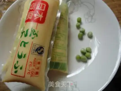 Make Japanese tofu steamed shrimp step 2