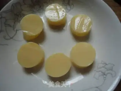Make Japanese tofu steamed shrimp step 3