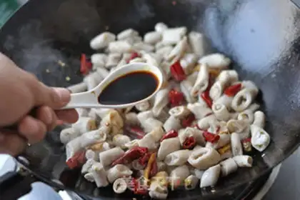 Make Blasted lamb intestines step 7