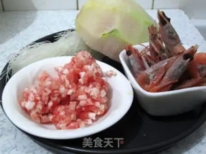 Make Arctic shrimp meatball radish pan step 0