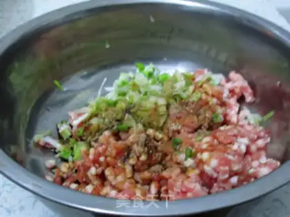 Make Arctic shrimp meatball radish pan step 4