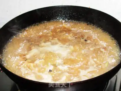 Make Arctic shrimp meatball radish pan step 11
