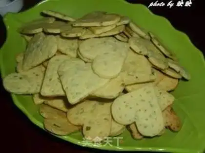 Make Sesame onions, heart cookies step 14
