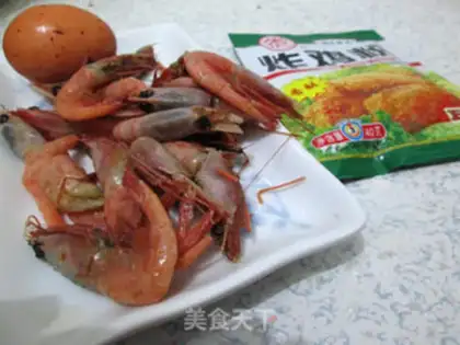 Make Pryprika salt, Arctic shrimp step 0