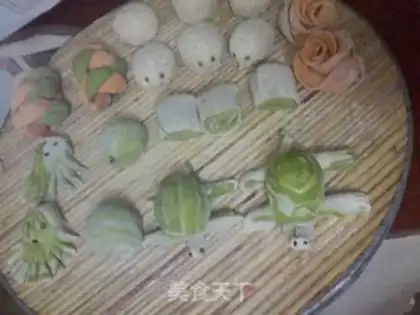 Make Vegetable buns and beans step 2