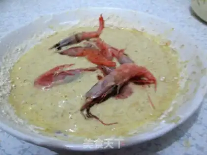 Make Pryprika salt, Arctic shrimp step 4