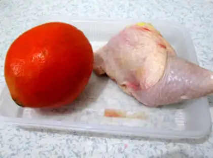 Make Orange chicken leg step 0