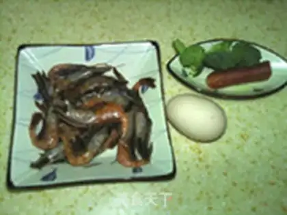 Make Arctic shrimp steamed eggs step 0