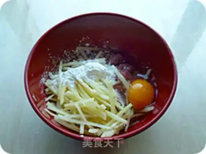 Make Potato omelet step 3